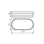 Kanlux 31495 Канално осветително тяло TOLU LED TOLU C LED 6W-NW-W