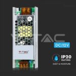 V-TAC VT-3247 LED Slim Захранване 75W 12V 6A Метал