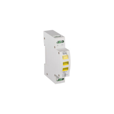 Kanlux 32895 Индикатор за наличие на напрежение за шина TH35. KLI-3 KLI-3Y