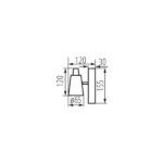 Kanlux 33090 Осветително тяло за стена или таван SEMPRA GU10 220V IP20