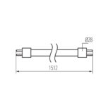Kanlux 33219 LED източник на светлина T8 LED GLASSv4 22W-CW