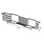 Kanlux 33252 Гъвкав съединител за ляво и дясно свързване TEAR N CON-I FLEX W LR 220V IP20