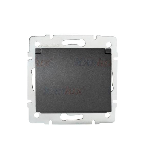 33492.jpg Kanlux 33492 Захранващ контакт IP-44 френски стандарт LOGI
