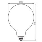 Kanlux 33519 LED източник на светлина XLED G125 SW XLED G125 4W-SW