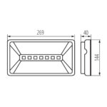Kanlux 33810 Аварийно осветително тяло LED ONTEC S W1302MATWCLD