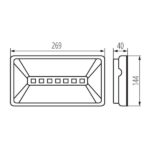Kanlux 33855 Аварийно осветително тяло LED ONTEC S 220V 4.5W 5000K IP65