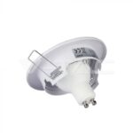 V-TAC VT-3469 GU10 Корпус Луна Кръг Оринтируема Бяла