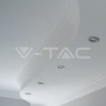 V-TAC VT-3588 GU10 Корпус Луна Кръг Оринтируема Сатен Никел