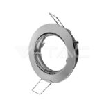 V-TAC VT-3589 GU10 Корпус Луна Кръг Оринтируема Хром