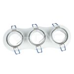V-TAC VT-3603 3*GU10 Корпус Луна Кръг Бяла