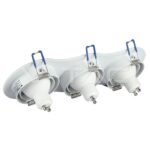 V-TAC VT-3603 3*GU10 Корпус Луна Кръг Бяла
