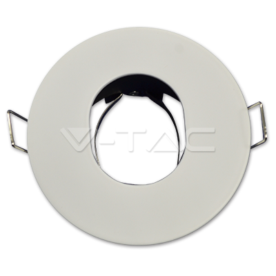 3612.png V-TAC VT-3612 GU10 Корпус Луна Кръг Мат Бяла