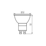 Kanlux 36334 LED източник на светлина K LED GU10 7W-WW
