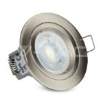 V-TAC VT-3643 GU10 Корпус Луна Кръг Сатен Никел