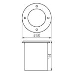 Kanlux 36430 Oprawa najazdowa BERG AD GU10 220V