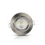 V-TAC VT-3646 GU10 Корпус Луна Кръг Сатен Никел