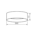 Kanlux 36463 ЛЕД Плафон RIFA LED 220V 17.5W 3000K IP20