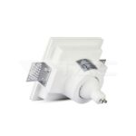 V-TAC VT-3653 GU10 Гипсова Отливка Квадрат Бял