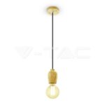 V-TAC VT-3721 Висящ Пендел Черен Кабел