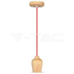 V-TAC VT-3723 Висящ Пендел Червен Кабел