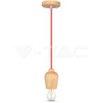 V-TAC VT-3723 Висящ Пендел Червен Кабел
