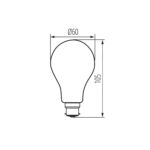 Kanlux 37246 LED източник на светлина XLEDIM W XLEDIMW A60 B22 7W-WW