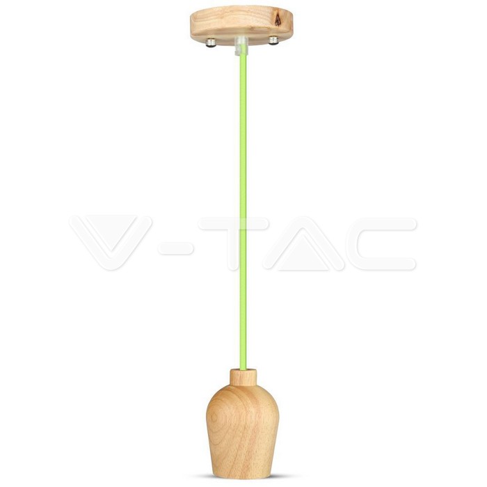 3725.jpg V-TAC VT-3725 Висящ Пендел Зелен Кабел