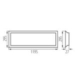 Kanlux 37278 LED панел за скрит монтаж BLINGO CCT BLINGO U29-35W 120CCT