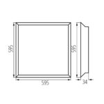 Kanlux 37279 LED панел за скрит монтаж BLINGO LED BLINGO IP65 40W 60NW