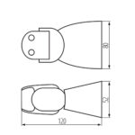 Kanlux 37362 Сензор за движение PIR ALER-N ALER N-W