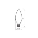 Kanlux 37382 LED източник на светлина XLED W C35E14 4.5W-WW