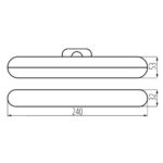 Kanlux 37390 LED осветително тяло за стенен монтаж CALIZA LED CCT W