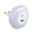 Kanlux 37397 Щепселна лампа LED BOLA LED 2xUSB WW W