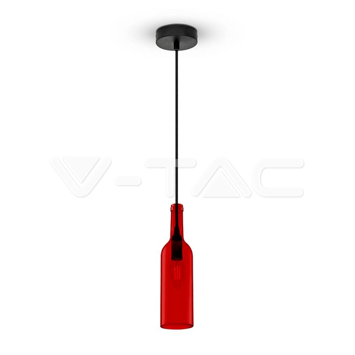 3769.jpg V-TAC VT-3769 Пендел Бутилка Червен