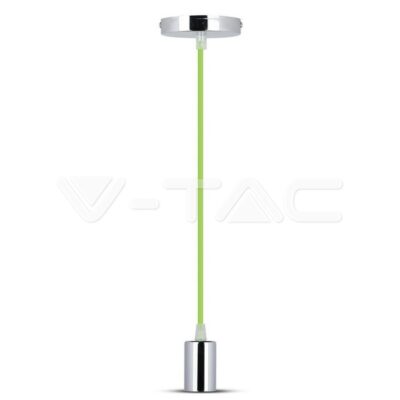 V-TAC VT-3785 Пендел Хромиран Купол Светло Зелен Кабел