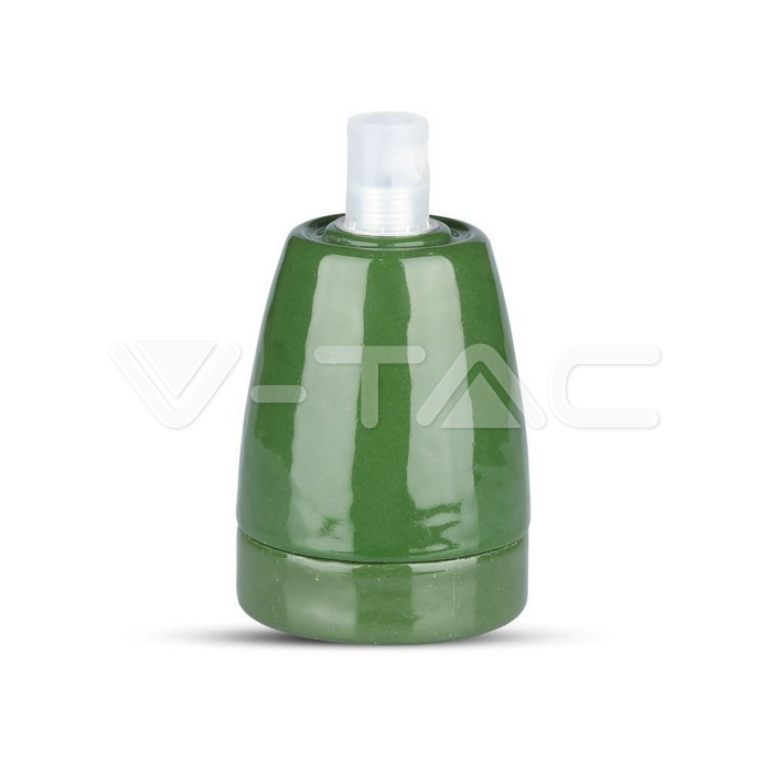 3797.jpg V-TAC VT-3797 Фасунга Порцелан E27 Зелен