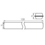 Kanlux 38147 Аварийно осветително тяло LED MAH PRO EM 38W 12R-NW
