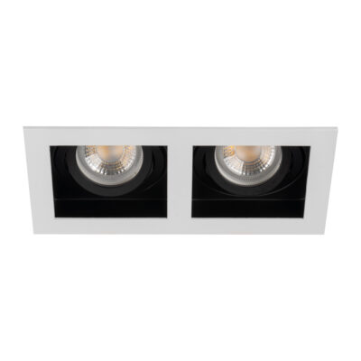 Kanlux 38366 Пръстен на точково осветително тяло ARET 2xDTL B/W