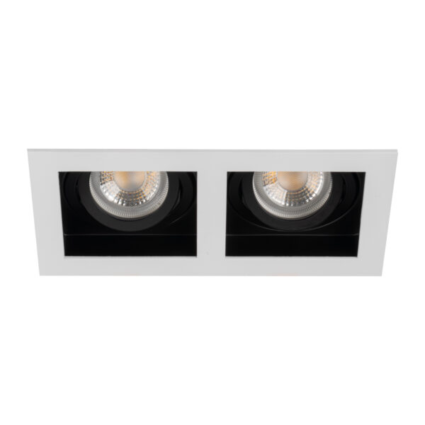 Kanlux 38366 Пръстен на точково осветително тяло ARET 2xDTL B/W