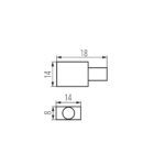 Kanlux 38402 Akcesoria Neon LED NEON RGB END CAP HOLE