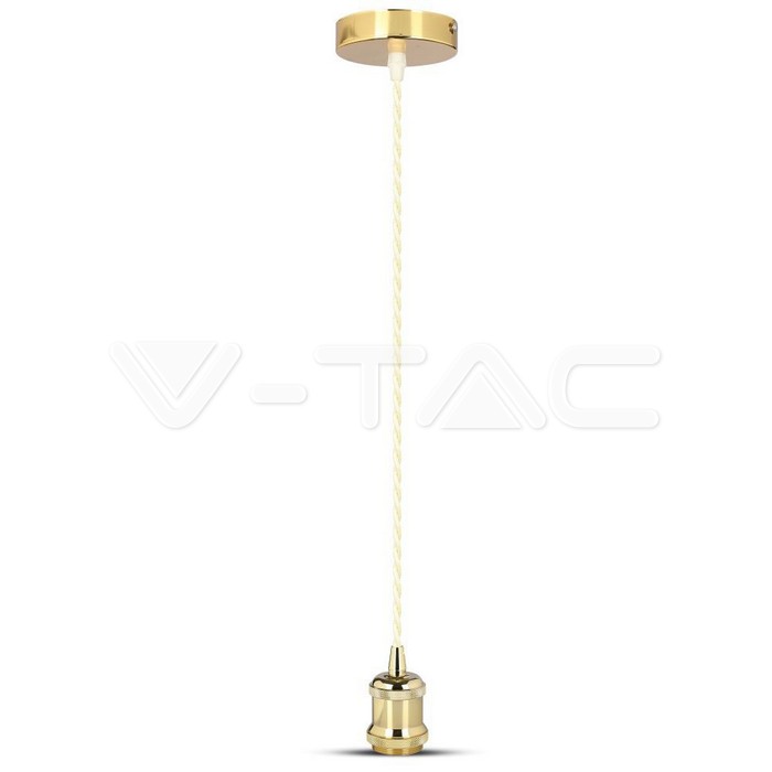 3844.jpg V-TAC VT-3844 Пендел Злато Мат