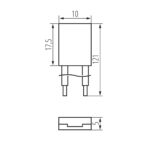 Kanlux 38470 Съединителен елемент за LED ленти CON P 8 CP