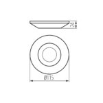 Kanlux 38751 Сензор за движение MW PRESENSOR-O-B NT
