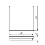 Kanlux 38780 LED плафониера BENO CCT BENO 24-30W CCT-L-SEG