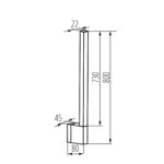 Kanlux 38892 Фасадно осветително тяло YALTE LED YALTE S 08 10W NW-B