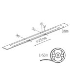 Kanlux 38900 LED лента LED STRIP LCOB 12V LCOBC 8W/M 12 IP00-WW