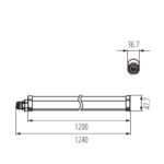 Kanlux 38940 линейно LED осветително тяло TP SLIM N 40W-NW