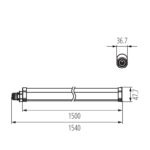 Kanlux 38941 линейно LED осветително тяло TP SLIM N 50W-NW