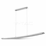V-TAC VT-3898 18W LED Висящо ТялоСтъкло/Хром Неутрално Бяла Светлина