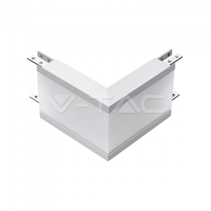 390.jpg V-TAC VT-390 10W L Конектор Външен Сив 4000K